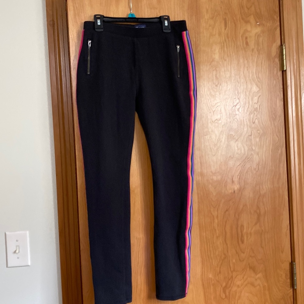 🌼Children’s Place black pants with rainbow stripes🌼